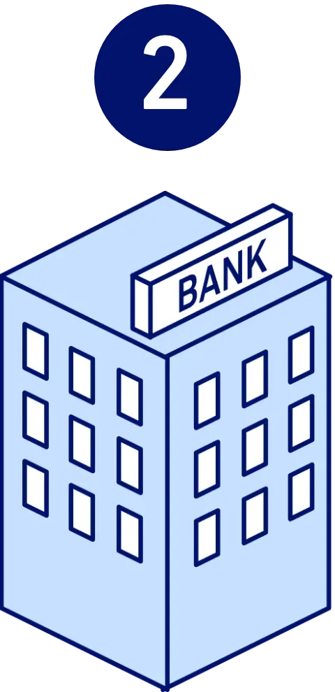 銀行口座の設定