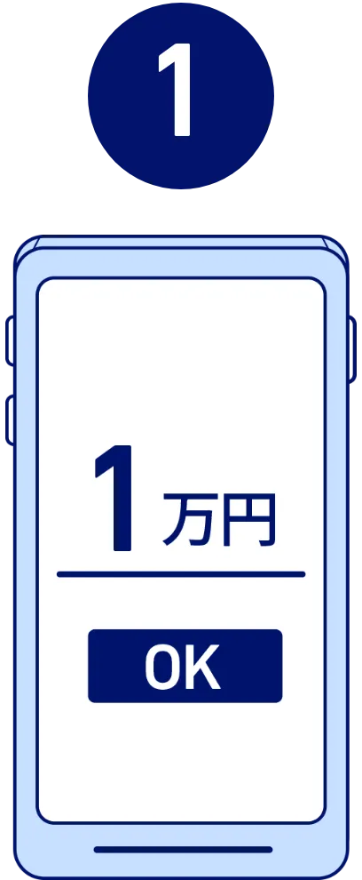 つみたて額を設定