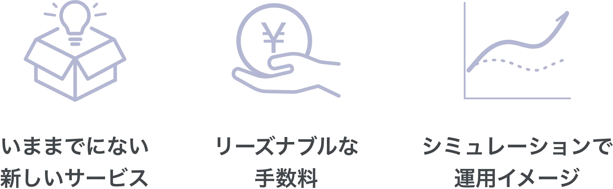あなたへの３つのおすすめ
