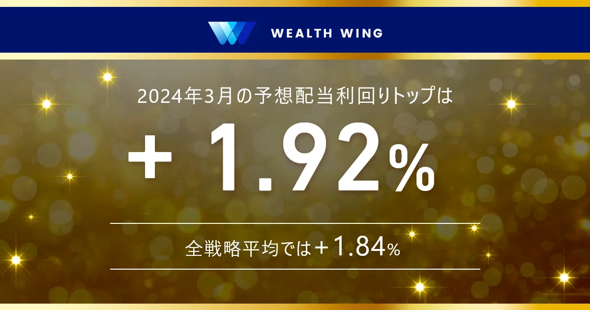Wealth Wing(ウェルスウイング) の配当利回り