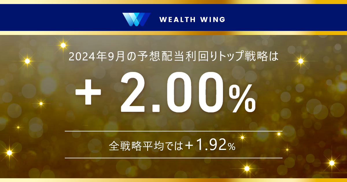 Wealth Wing(ウェルスウイング) の配当利回り