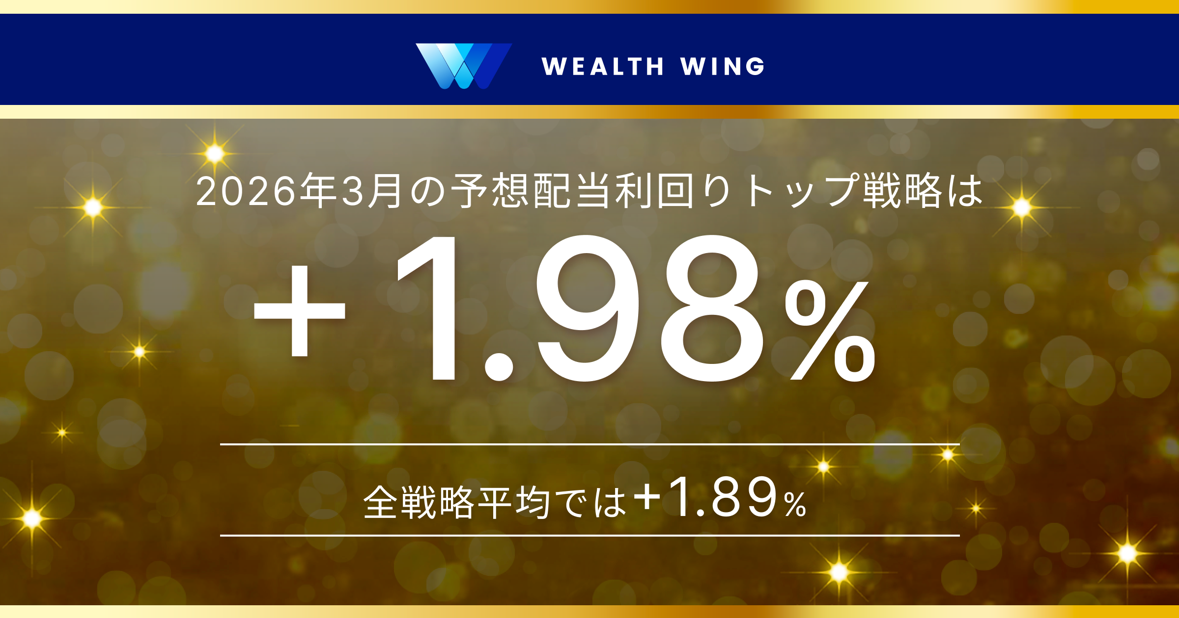Wealth Wing(ウェルスウイング) の配当利回り