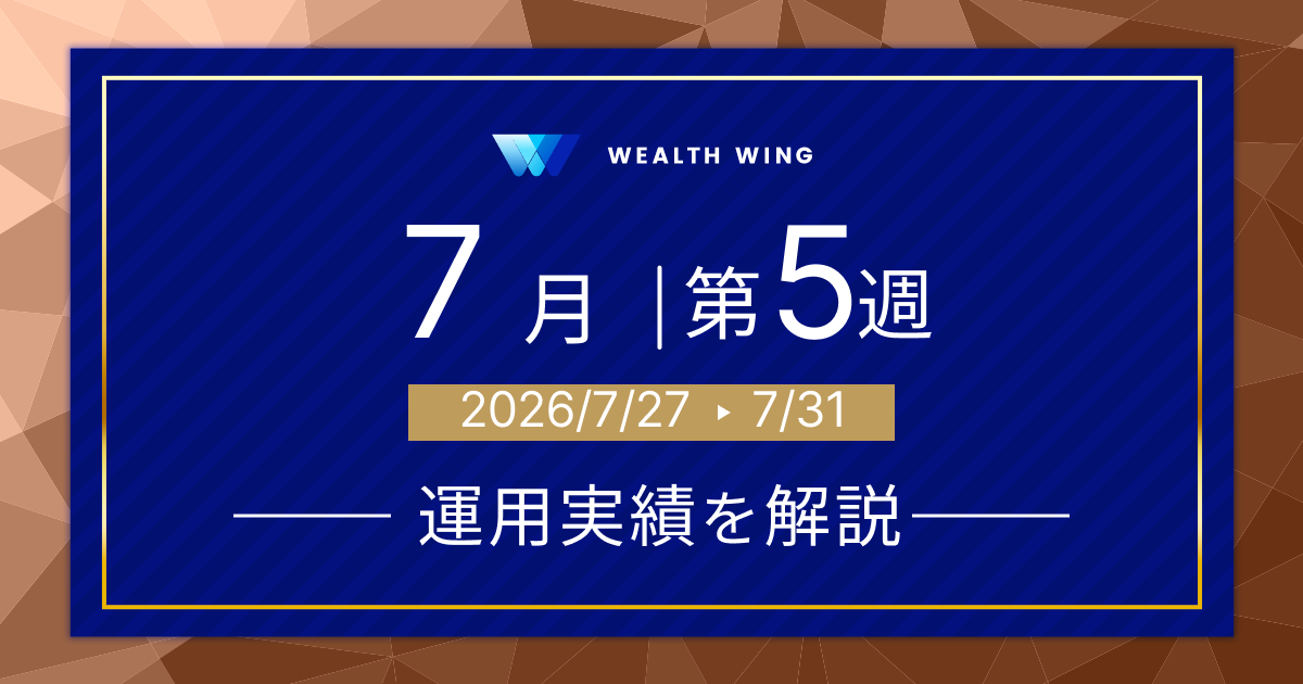 Wealth Wing(ウェルスウイング) の週間リターン